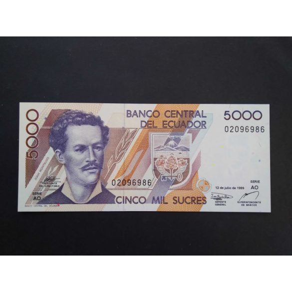 Ecuador 5000 Sucres 1999 UNC