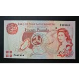 Isle of Man 20 Pounds 2000 UNC