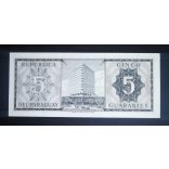 Paraguay 5 Guaranies 1963 UNC-