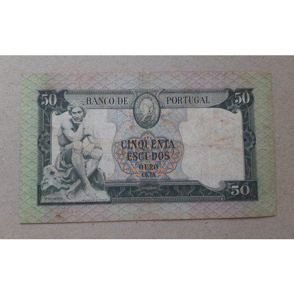 Portugália 50 Escudos 1960 F+