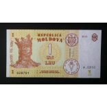 Moldova 1 Leu 2015 UNC 