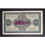 Germany 5000 Mark Dresden 1923 F-