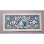 Peru 50 Soles de oro 1945 VF+