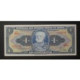 Brazil 1 Cruzeiro 1954 UNC