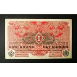 Ausztria - Magyarország 1 Korona 1916 Deutschösterreich aUNC