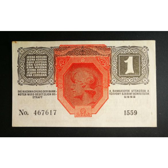 Ausztria - Magyarország 1 Korona 1916 Deutschösterreich aUNC