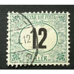 Hungary 1903 Green PORTO 12 f perf A11 3/4: 12 used