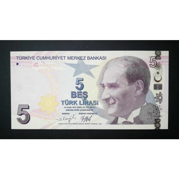 Turkey 5 Lira 2022 Unc