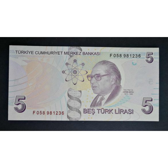 Turkey 5 Lira 2022 Unc