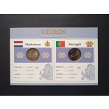 EU 2 Euro set of 2 Unc  France, Germany 2013