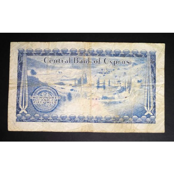Ciprus 250 Mils 1972 F-