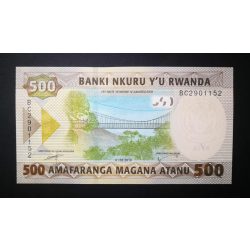 Rwanda 500 Francs 2019 UNC