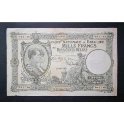 Belgium 1000 Francs/200 Belgas 1938 F