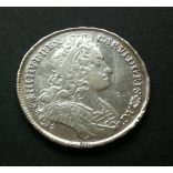 Magyarország III. Károly 1/2 Tallér 1725 KB 14,1 g ezüst