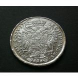 Magyarország III. Károly 1/2 Tallér 1725 KB 14,1 g ezüst