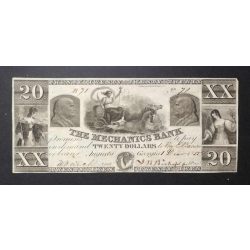 USA 20 Dollars Georgia Mechanics Bank 1855 XF 