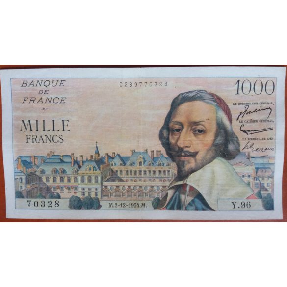 France 1000 Francs 1954 VF