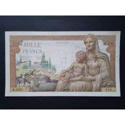 France 1000 Francs 1943 VF-