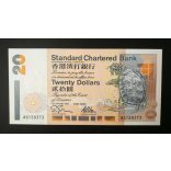 Hong Kong 20 Dollars 1995 SCB UNC