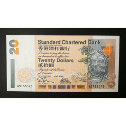 Hong Kong 20 Dollars 1995 SCB UNC