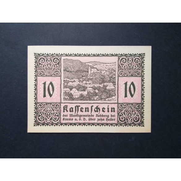 Ausztria 10 Heller 1920 Unc Rehberg