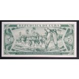 Cuba 5 Pesos 1987 Unc