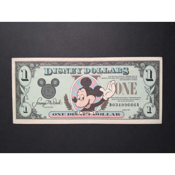 Disney 1 Dollar 1990 F