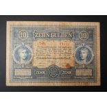 Austria-Hungary 10 Forints/10 Gulden 1880 F