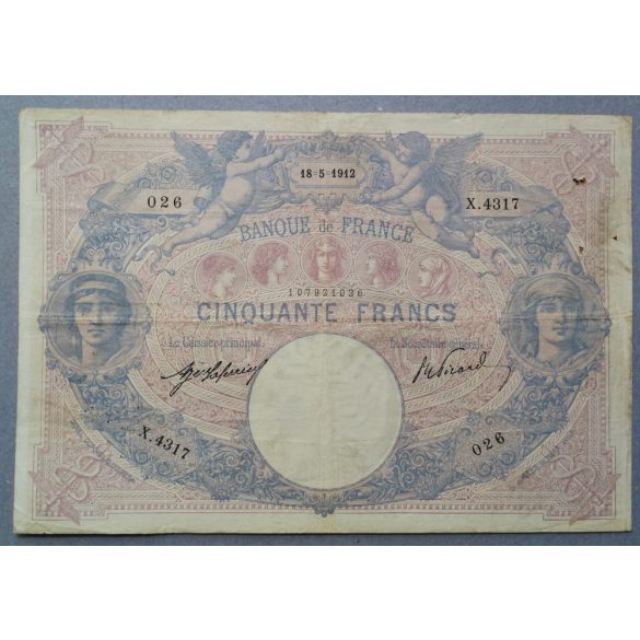 France 50 Francs 1912 F-