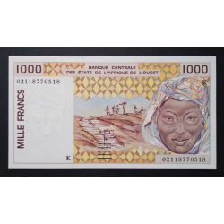 Nyugat-afrikai Államok  Szenegál 1000 Francs 2002 UNC