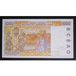 West African States Senegal 1000 Francs 2002 UNC