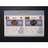 EU 2 Euro 2 db-os emlékérme szett Unc