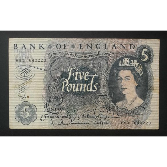 England 5 Pounds 1963 F