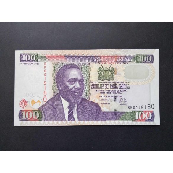 Kenya 100 Shillings 2004 Aunc