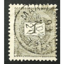   Hungary 1889 Letter, black cipher 2 kr. perf. 12:11 3/4 Márma(ros-s)ziget used