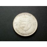 Magyarország 5 Forint 1947 Kossuth Lajos ezüst gVF