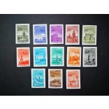 Hungary 1966 Flying, cut ** 4 values, slight break E2