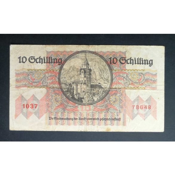 Ausztria 10 Schilling 1946 F