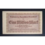 Germany 1 Million Mark München 1923 VF