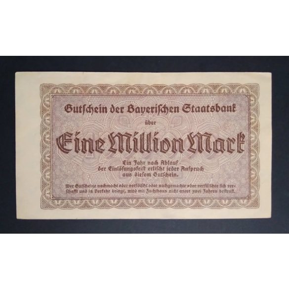 Germany 1 Million Mark München 1923 VF