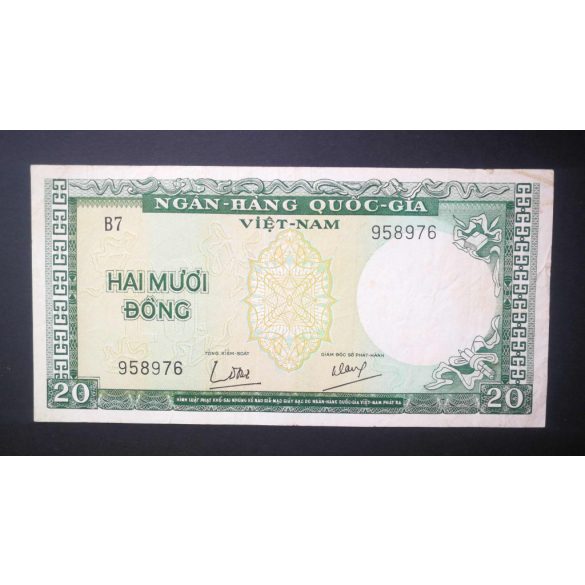 South Vietnam 20 Dong 1964 F