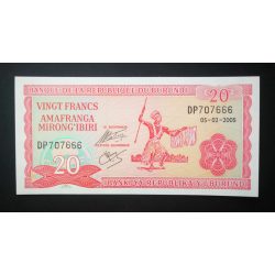 Burundi 20 Francs 2005 UNC