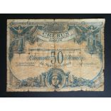 France 50 Francs de Marchandises 1914 G+