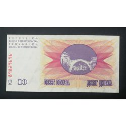 Bosnia Herzegovina 10 Dinars 1992 UNC