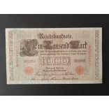 Germany 1000 Mark 1910 VF