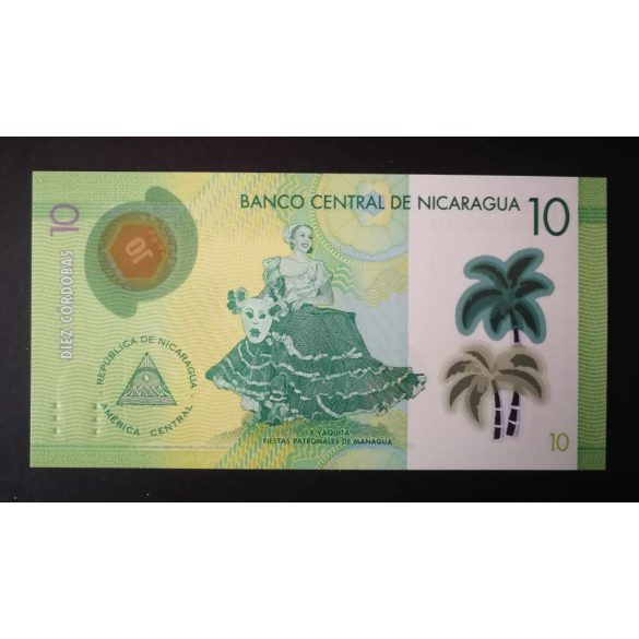Nicaragua 10 Cordobas 2019 UNC