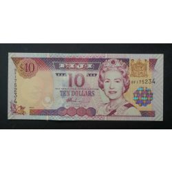 Fiji 10 Dollars 2002 Unc 