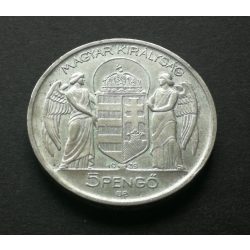 Magyarország Horthy Miklós 5 Pengő 1939 24,8 g ezüst