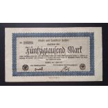 Germany 50000 Mark 1923 F Aachen