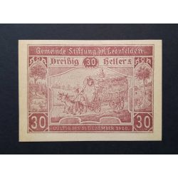 Austria 30 Heller 1920 Unc Leonfelden